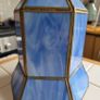 Blue Glass Lampshade Image 2