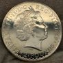 United Kingdom 2005 Silver 1oz Britannia One Ounce Fine Silver 2 Pounds Coin Image 3