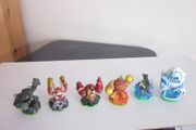Six Skylanders Spyros Adventure Figures