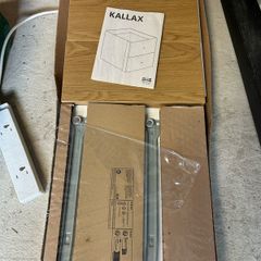 4 Ikea kallax shelves inserts
