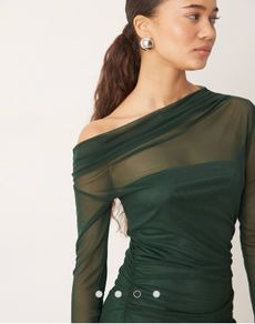 Mango Green dress