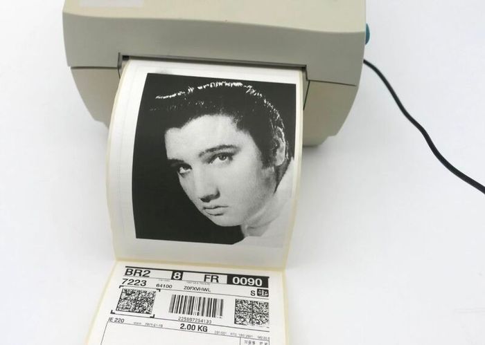 Zebra LP2844Z thermal label printer + 500 labels , spare head & roller buckels+ gear
