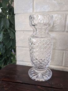 Waterford crystal rare flower shape vase