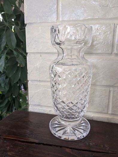 Waterford crystal rare flower shape vase