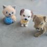 9 x Bundle Vintage Flocked Puppy Kitty Jungle in my Pocket some HTF 90s Image 4