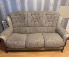 Cream colour Sofa and Chair