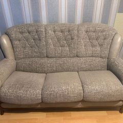 Cream colour Sofa and Chair