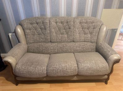Cream colour Sofa and Chair
