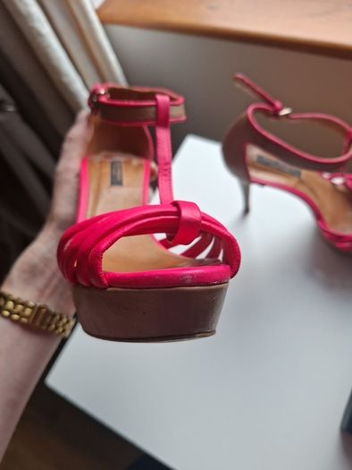 Zara Hot Pink Heels