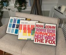 3 x jazz album prints