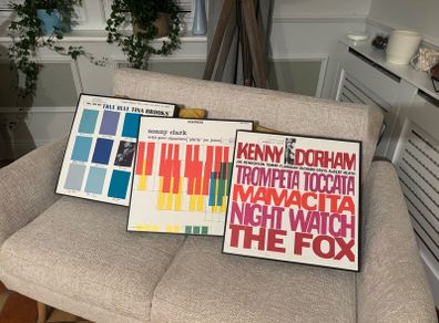 3 x jazz album prints