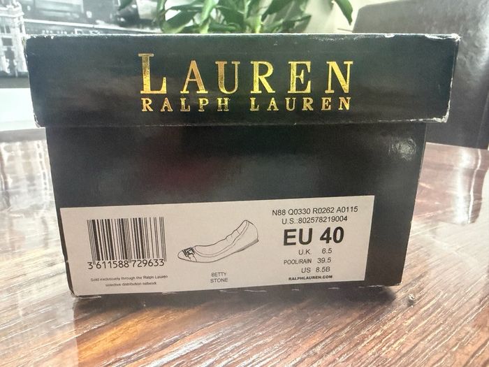 Betty Suede Ballerina shoes from Ralph Lauren. Size UK6.5 EU40. NEW