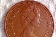 1971 U.K. New Penny plus 1971 Two New Pence.