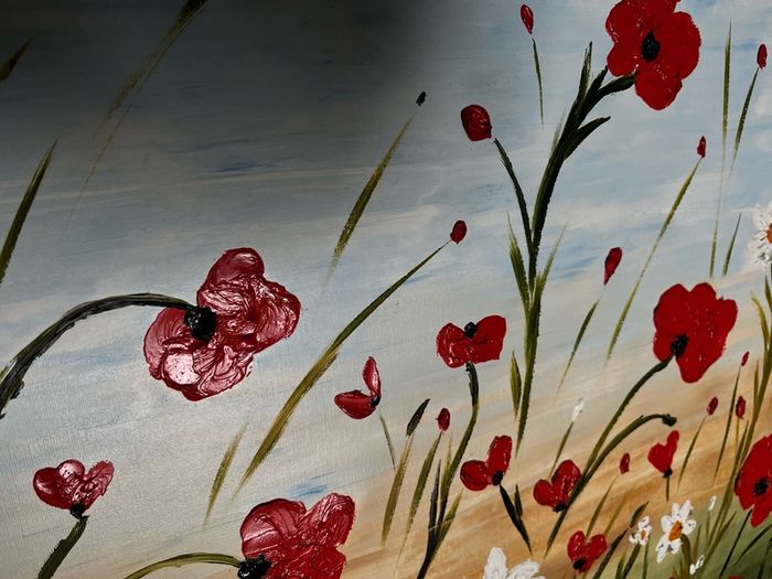 floral oil painting