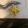 Golden fidget spinner Image 2