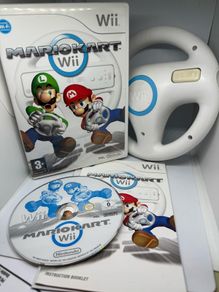 Wii Mario kart with Wii wheel
