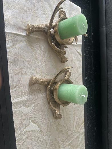 Solid Brass Candle Holders