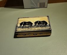 Soapstone carved box