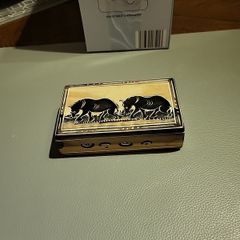 Soapstone carved box