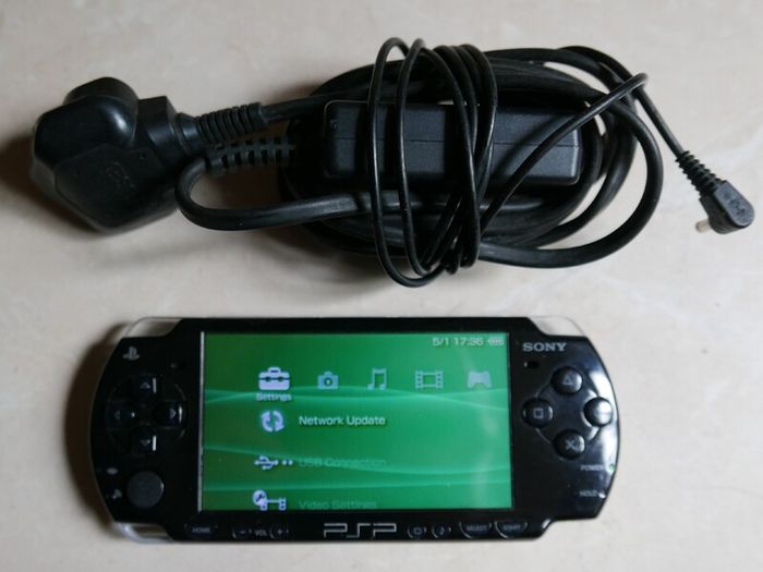Sony PSP-3000 Black Console Tested Working