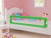 Toddler Safety Bed Rail Green 180x42 cm Polyester