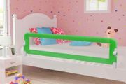 Toddler Safety Bed Rail Green 180x42 cm Polyester