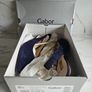 Gabor 61.530.16 womens slingback 3 cm heel suede royal blue shoes new & boxed size 5.5 UK 38.5 UK Image 2