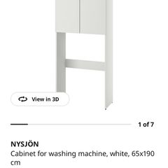 cabinet for over washing machine