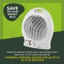 Thermo Fan Heater with 2 Heat Settings and Overheat Protection, White, 2000 W Image 5