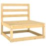 12 Piece Garden Lounge Set Solid Pinewood Image 2