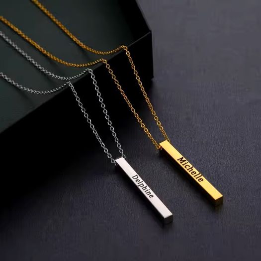 The Origin Pendant Necklace  Available for Custom Engraving By R'Laith