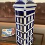 Vintage Galician Abstract Art Sargadelos Tower of Hercules Bottle Image 8