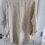 Zara linen oversize shirt in very good condition about a UK size 14 but see last two photos for exact measurements FREE STANDARD POSTAGE INCLUDED Image 5