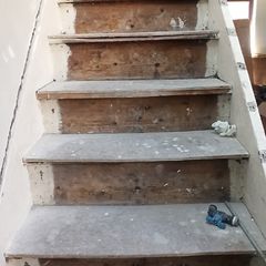Wooden stairs