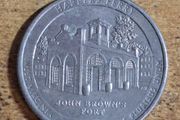 USA, Quarter Dollar 2016 West Virginia - Harpers Ferry - free standard postage