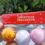Vintage Silk Spun Christmas Baubles Image 4