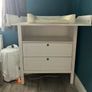 White baby changing table. Image 3