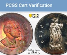 Ireland 1966 Silver Proof Easter Uprising 10 Shillings PCGS PR65CAM Superb Obverse Toning Scarce with Cameo