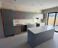 cabinets, sink, and tap (Utility room set)
