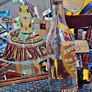 Vintage Powers whiskey pub mirror Image 8