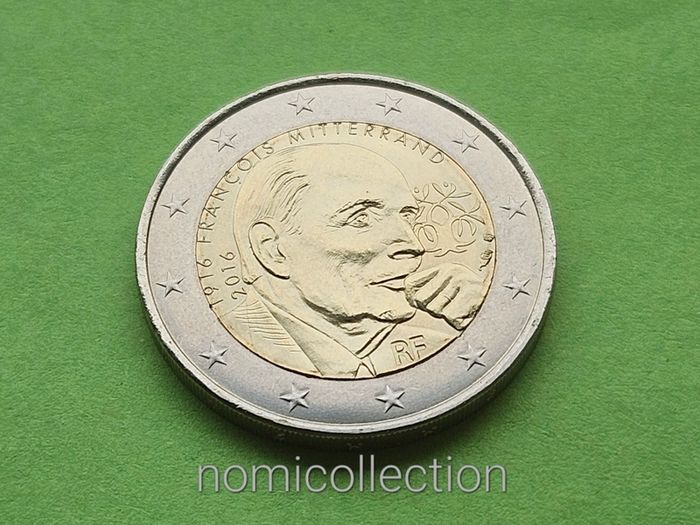 France 2016 year Uncirculated 2 Euro coin.