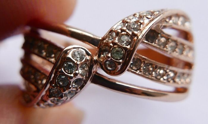 Vintage 18K GP Gold Plated Ring size K