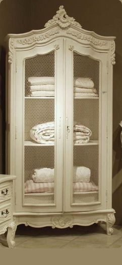 French style armoire cabinet