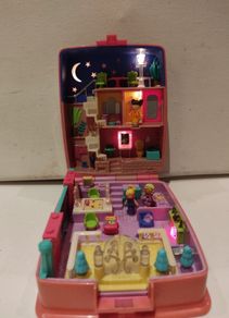 Vintage 1994 Polly Pocket Star Bright Dinner Party Complete Working