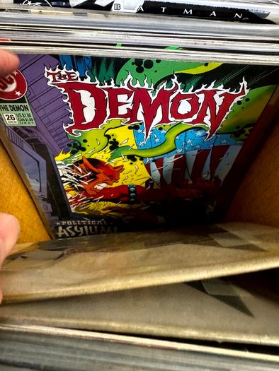 DC Long Comic Box w 250 comics for Sale (2)
