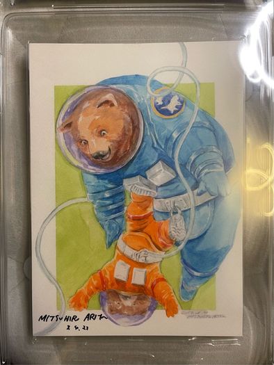 Mitsuhiro Arita Signed Art Print Graded 9.8 NM/Mint AP Grading