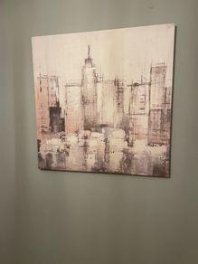 2 x Canvas wall art
