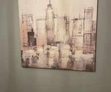2 x Canvas wall art