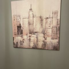 2 x Canvas wall art