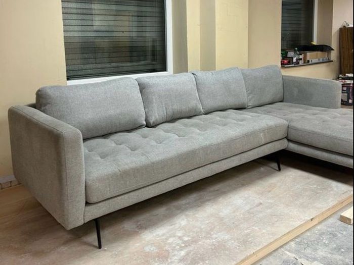 Sofa L Corner Grey